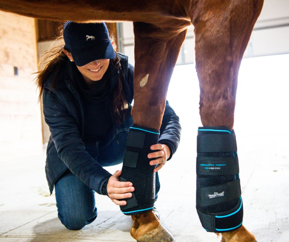 Ice-Vibe Circulation Therapy Tendon Boots